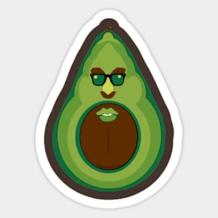 Avocado Incognito Sticker